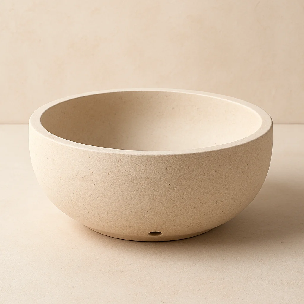 Sculpted Stone Planter