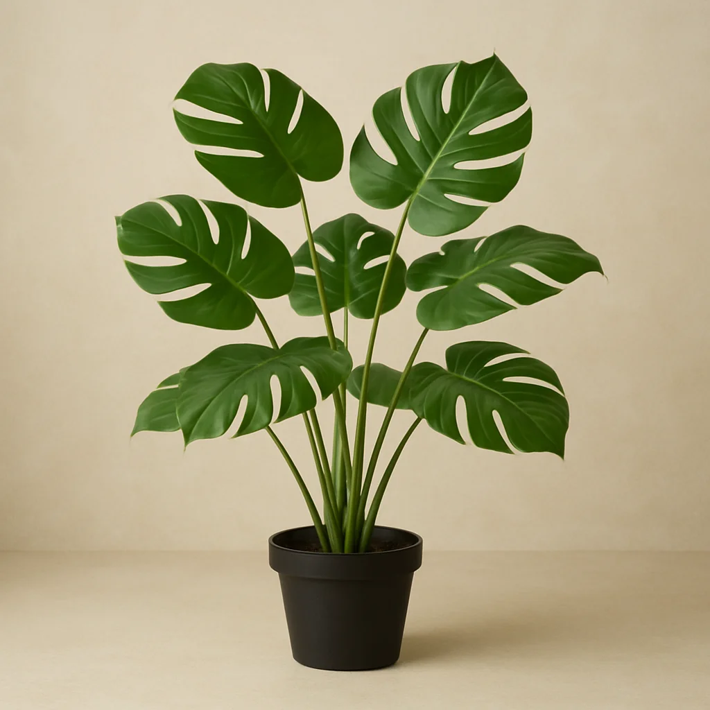 Faux Monstera Plant